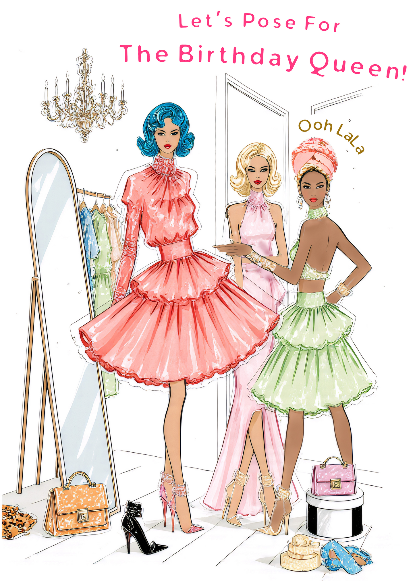 Let's Pose For The Birthday Queen